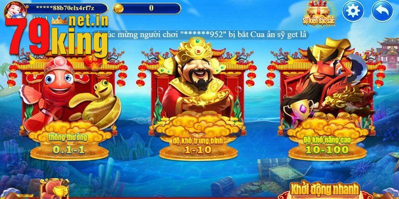 Khám phá giao diện đặc biệt của TP Nhị Gia Bắn Cá