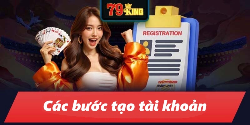 Các bước tạo tài khoản
